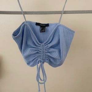 Forever 21 Blue Croptop
